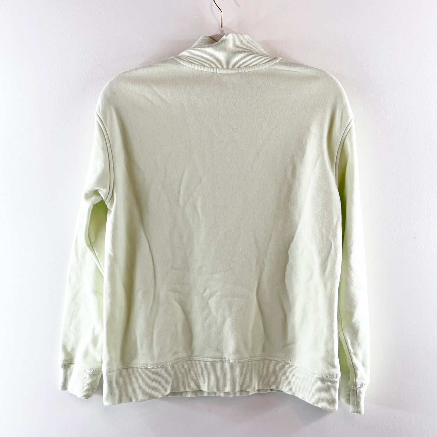 Reebok 1/2 Zip Pullover Sweatshirt Jogger Sweatpants Matching Set Green XS