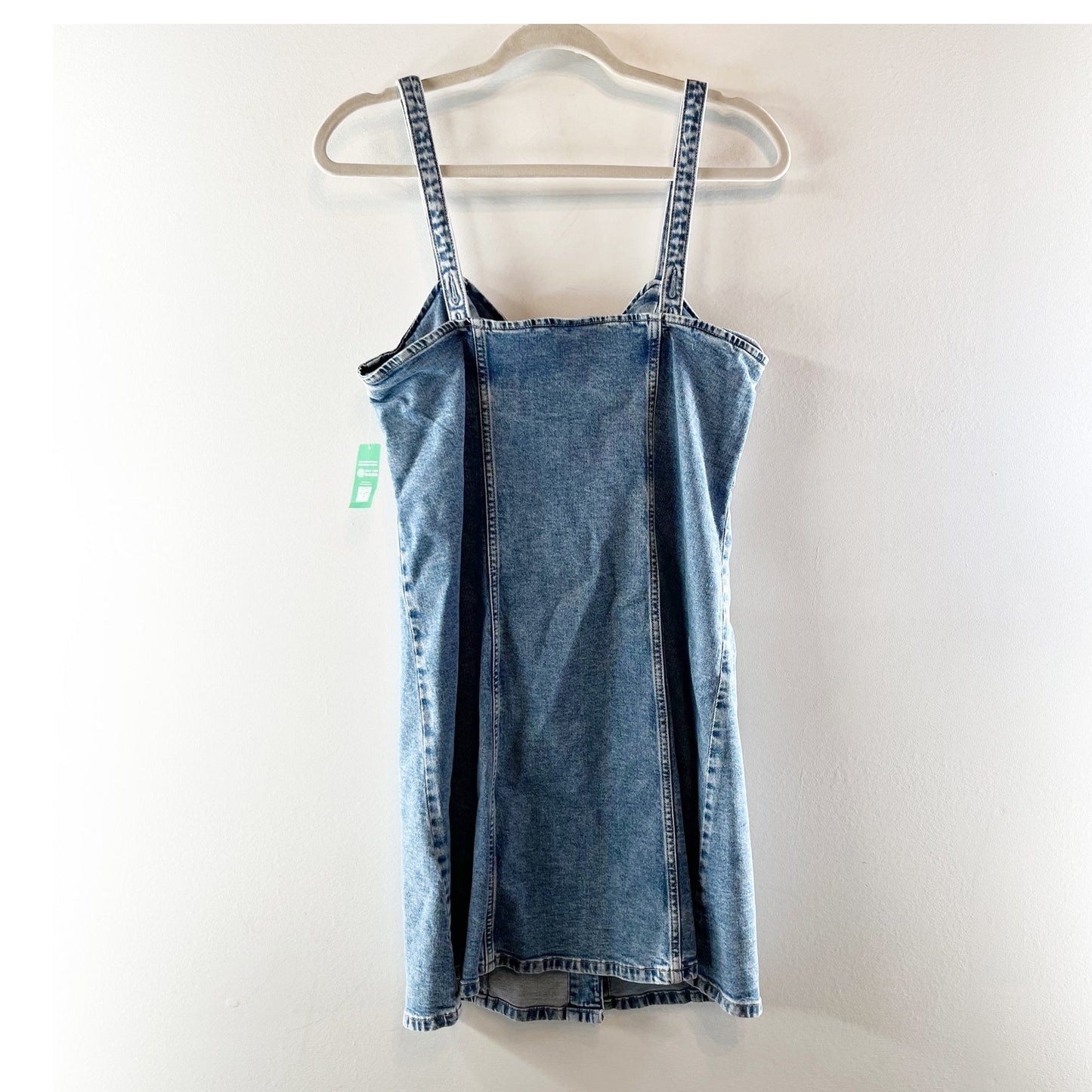GAP Button Up Sweetheart Denim Mini Dress Blue 10
