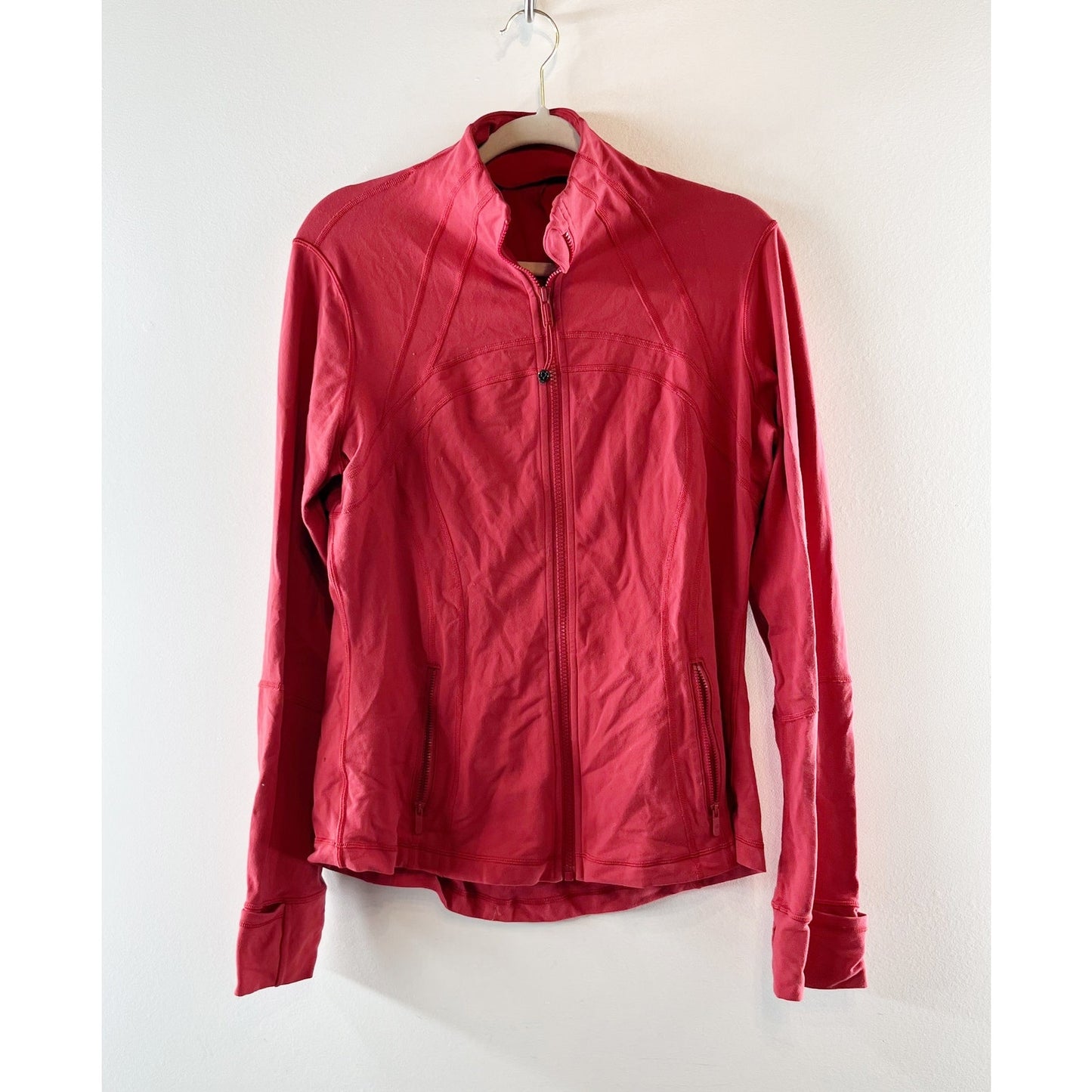 Lululemon Athletica Long Sleeve Full Zip Define Jacket Persian Red 12