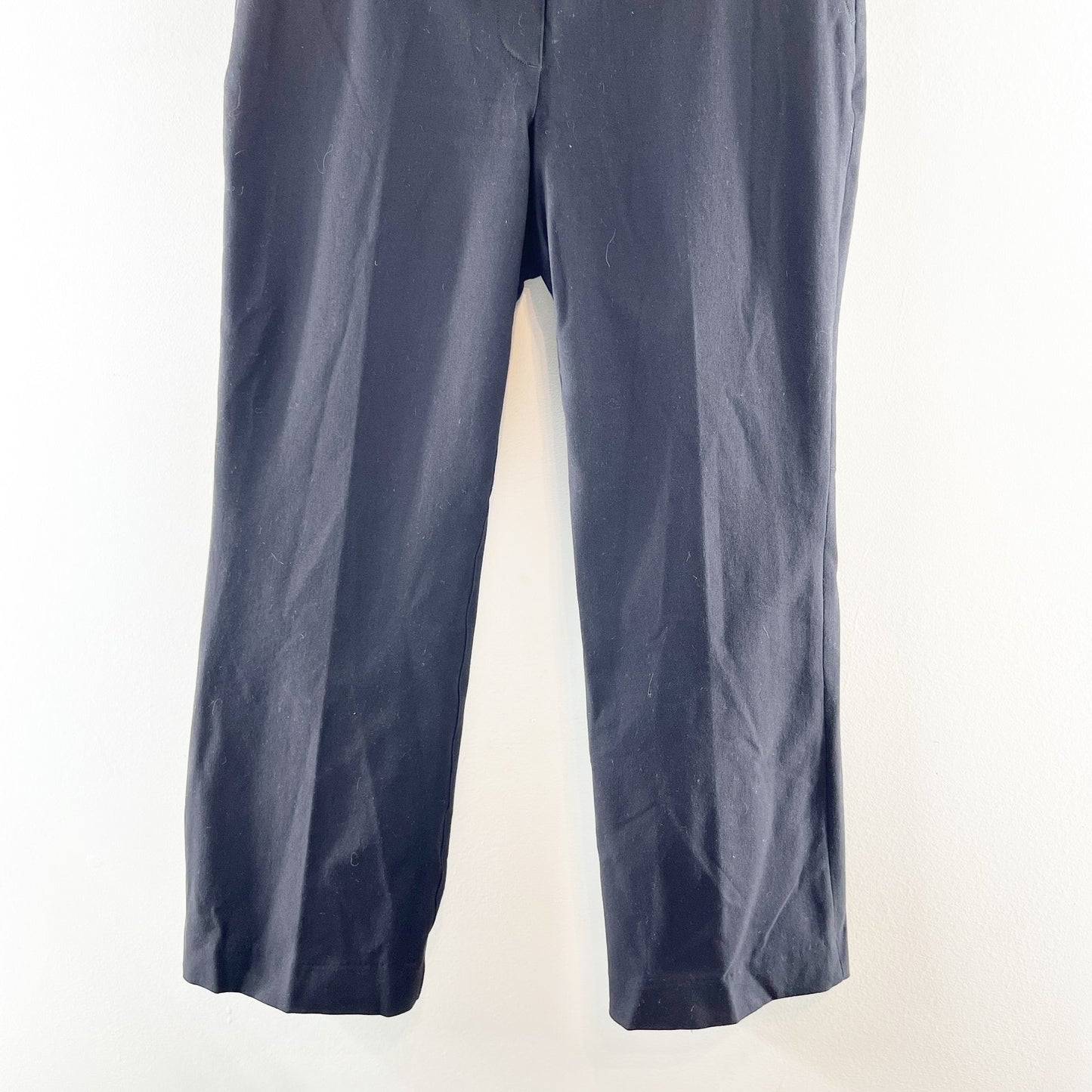 Spanx Polished Cropped Kick Ponte Flare Pants Black Small Petite
