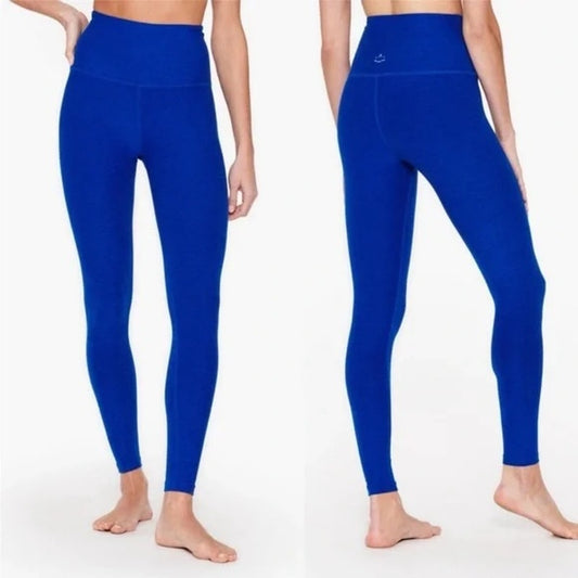 Beyond Yoga Spacedye Caught in the Midi High Rise 7/8 Legging Royal Blue Small