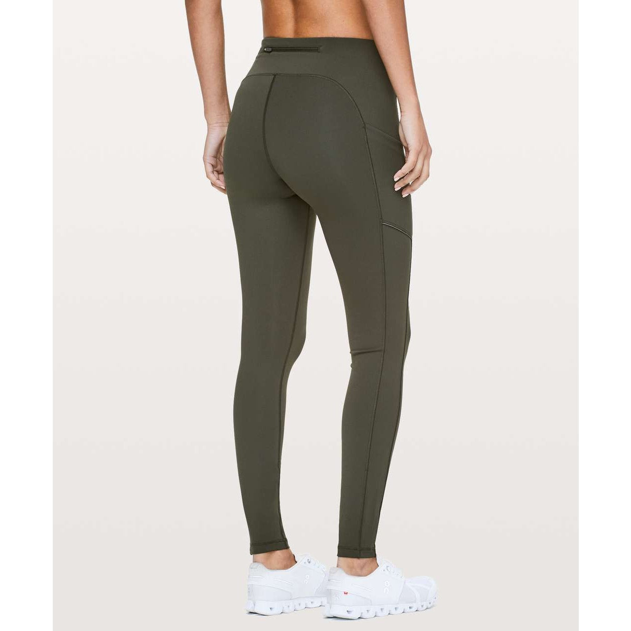 Lululemon Speed Up Tight Full-On Luxtreme 28" Dark Olive Green 4
