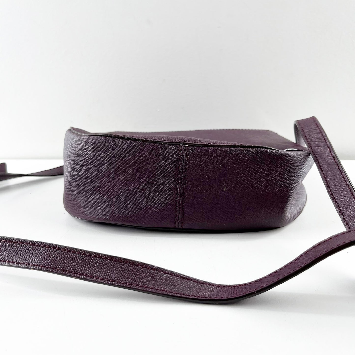 Kate Spade New York Cameron Street Byrdie Saddle Crossbody Bag Purple