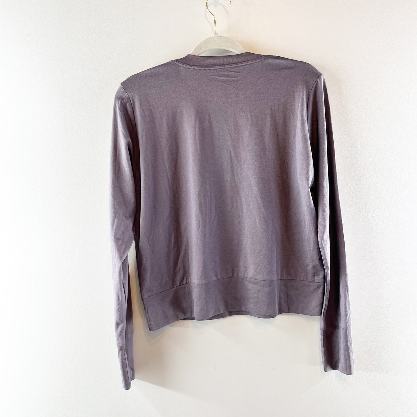 Vuori Daydream Long Sleeve Crew Neck T-Shirt Lavender Purple Medium