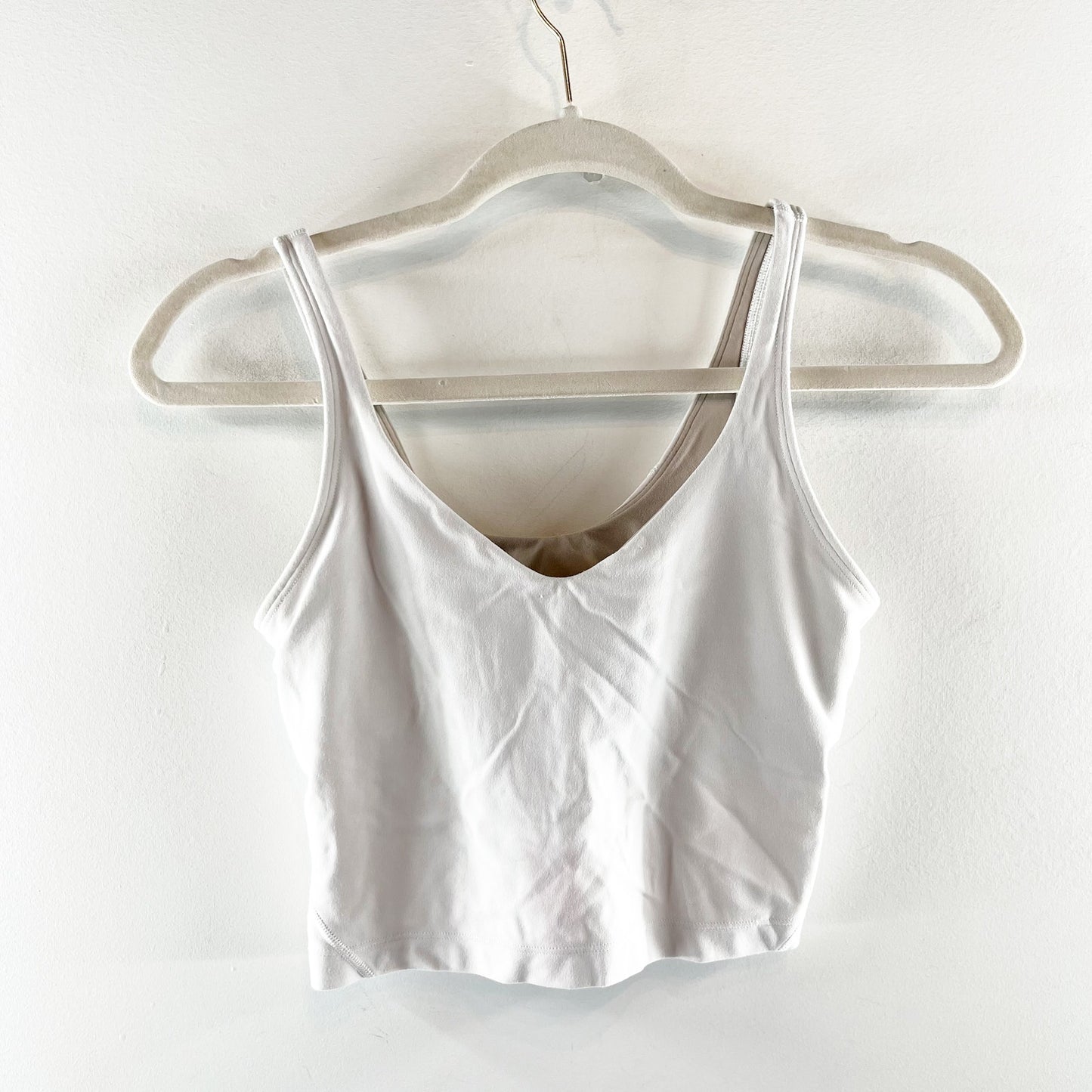 Lululemon Align Cropped Tank White 4