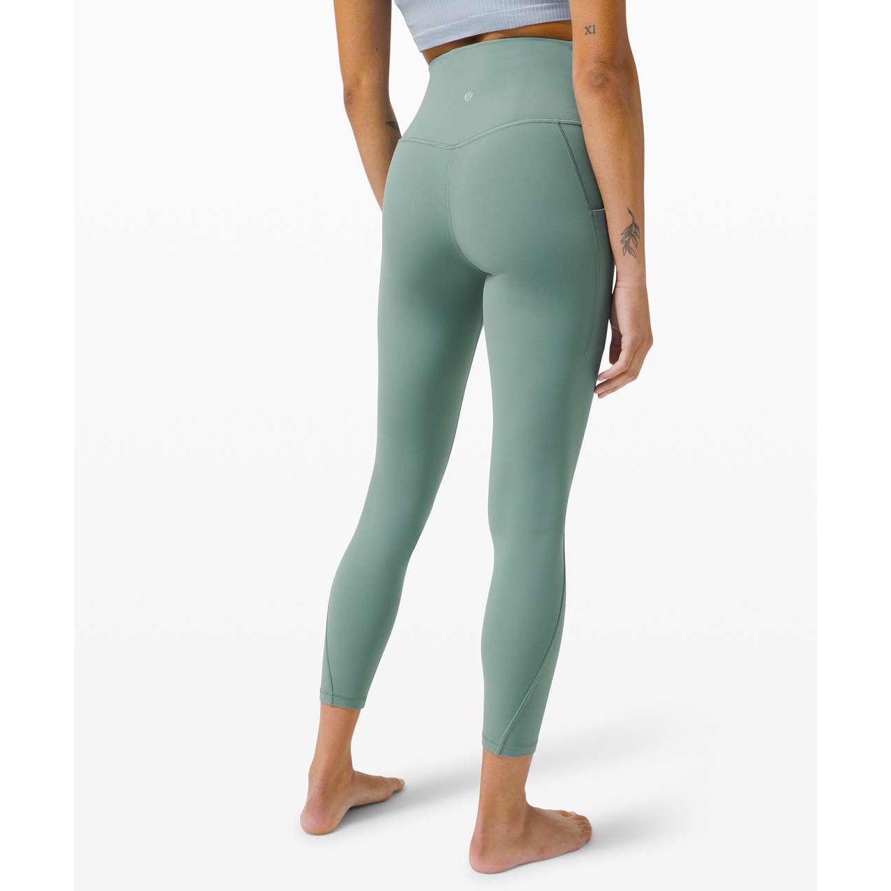 Lululemon Align High Rise Pant Leggings with Pockets 25" Tidewater Teal Green 6