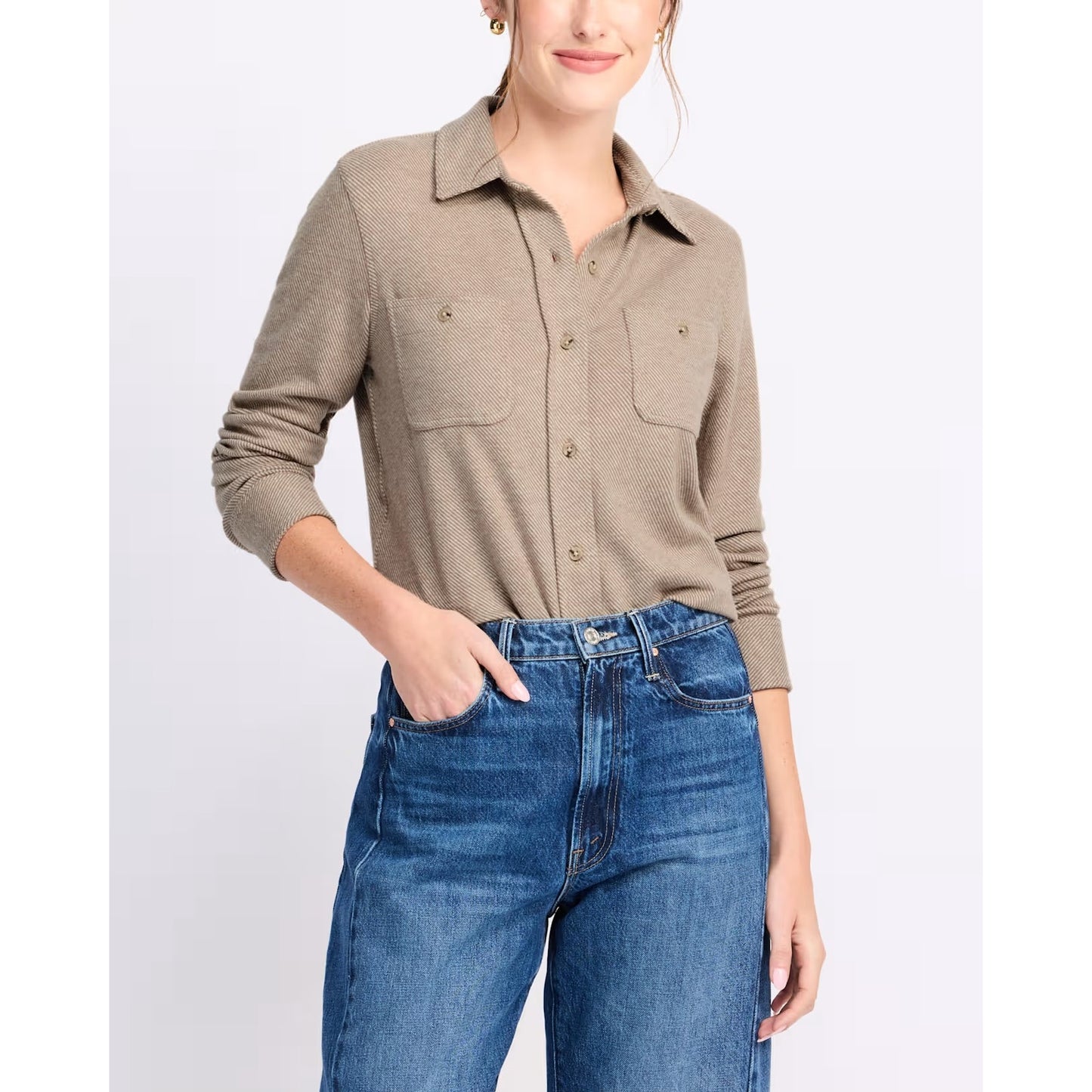 Faherty Legend Sweater Button Up Shirt Tan Camel Beige XXL