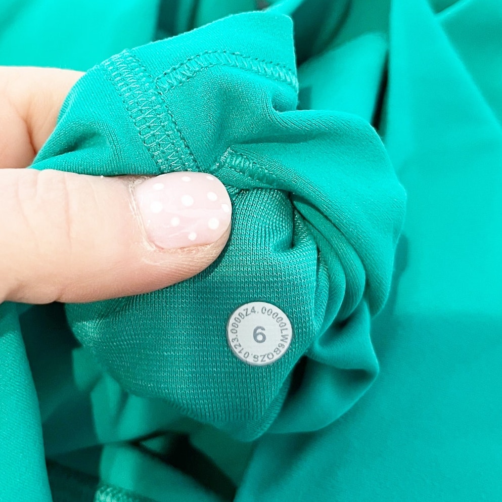 Lululemon Athletica Align High-Rise Crop Leggings Pants 23" Maldives Green 6