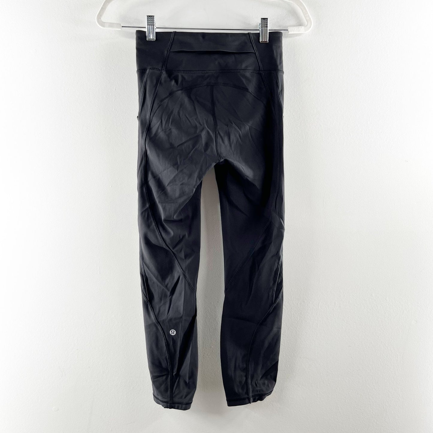 Lululemon Time To Sweat Crop High Rise Leggings Black 4