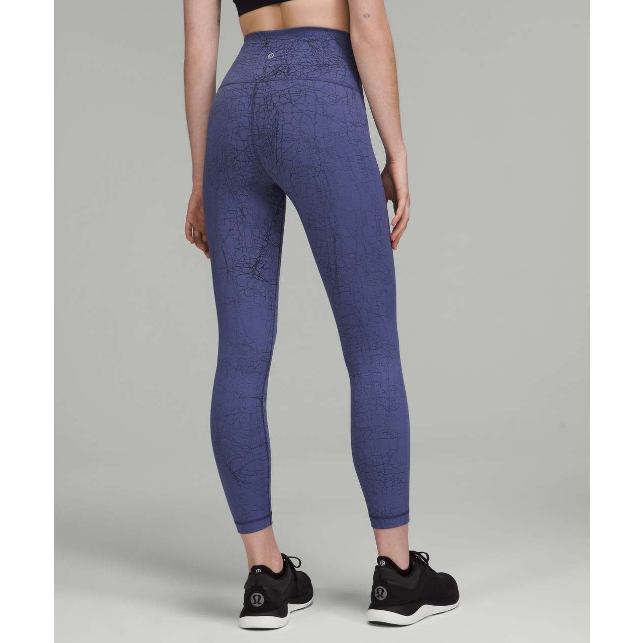 Lululemon Wunder Train High-Rise Tight 25" Thread Dye Night Sea Black Blue 4