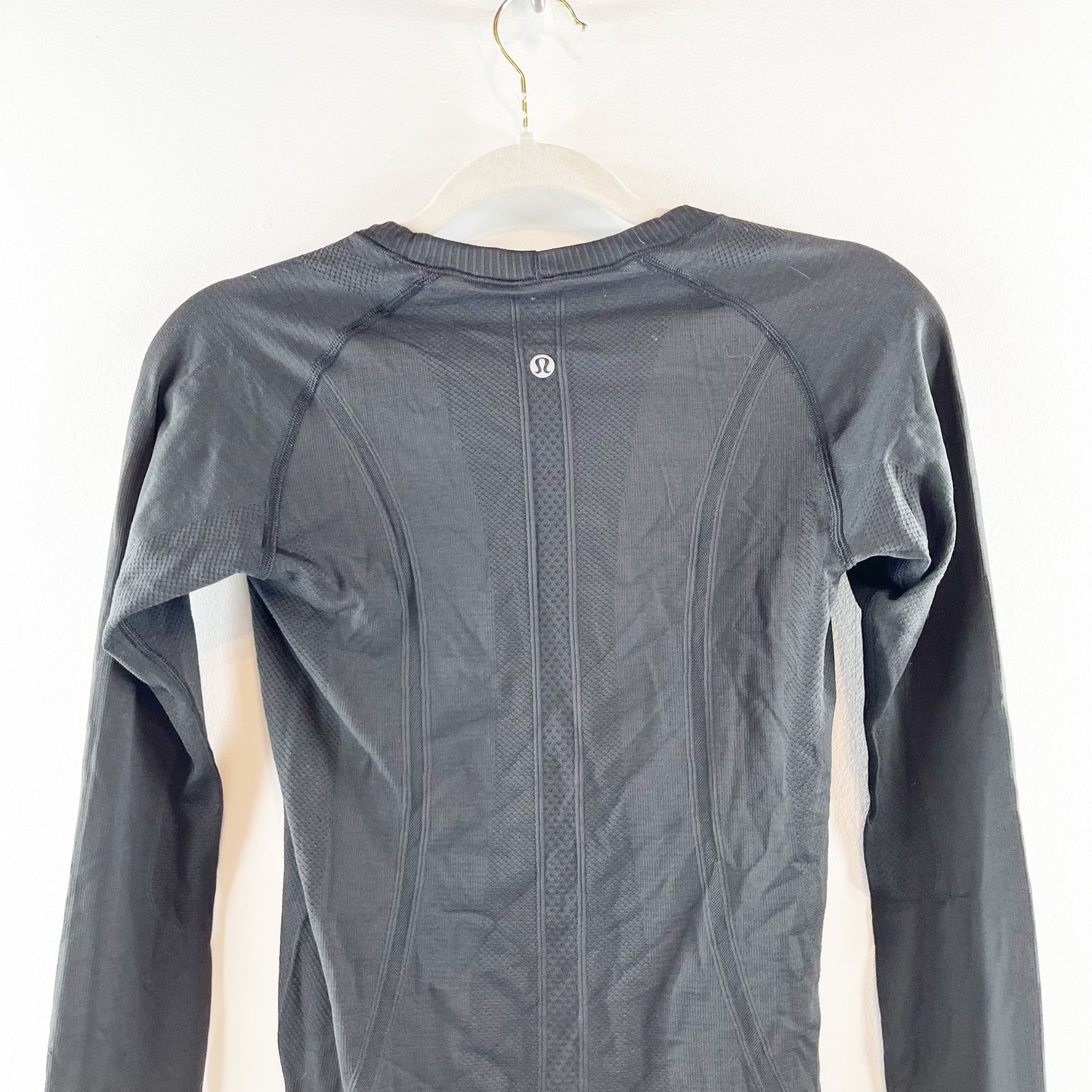 Lululemon Long Sleeve Swiftly Tech Tee Shirt Top Black 6