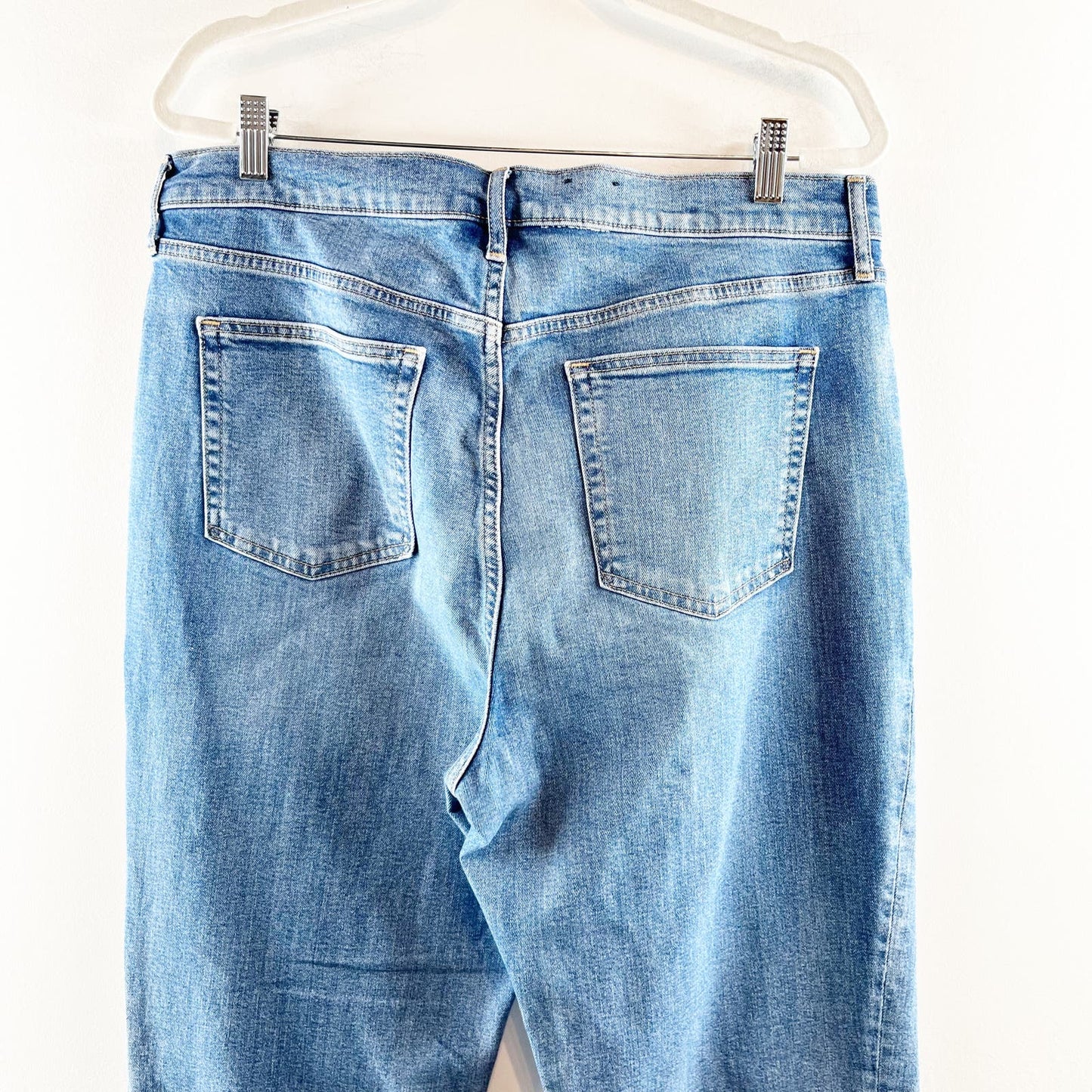 GAP High Rise Flare Bell Bottom Jeans Denim Blue 16 Tall