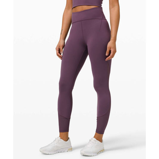 Lululemon Everlux and Mesh High-Rise Tight Leggings 25" Grape Thistle Purple 10