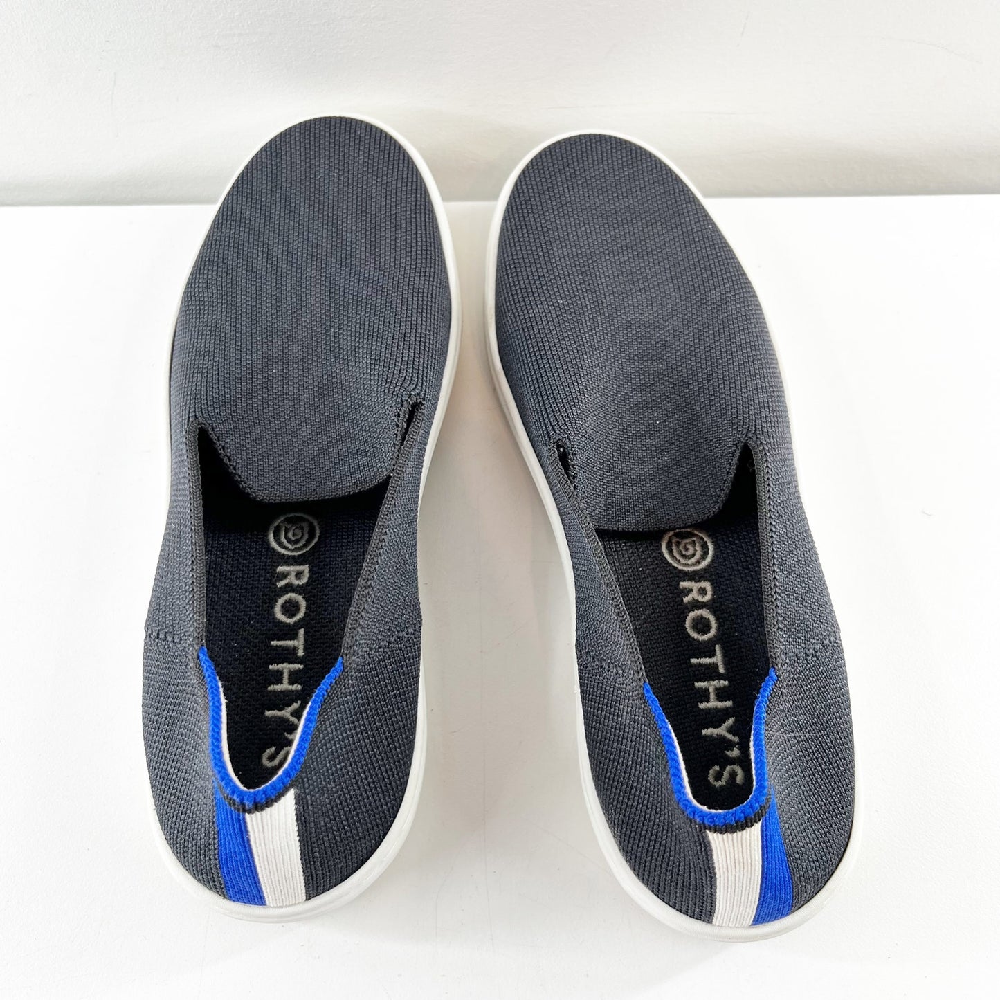 Rothy's The Original Slip On Loafer Sneakers Black 6.5