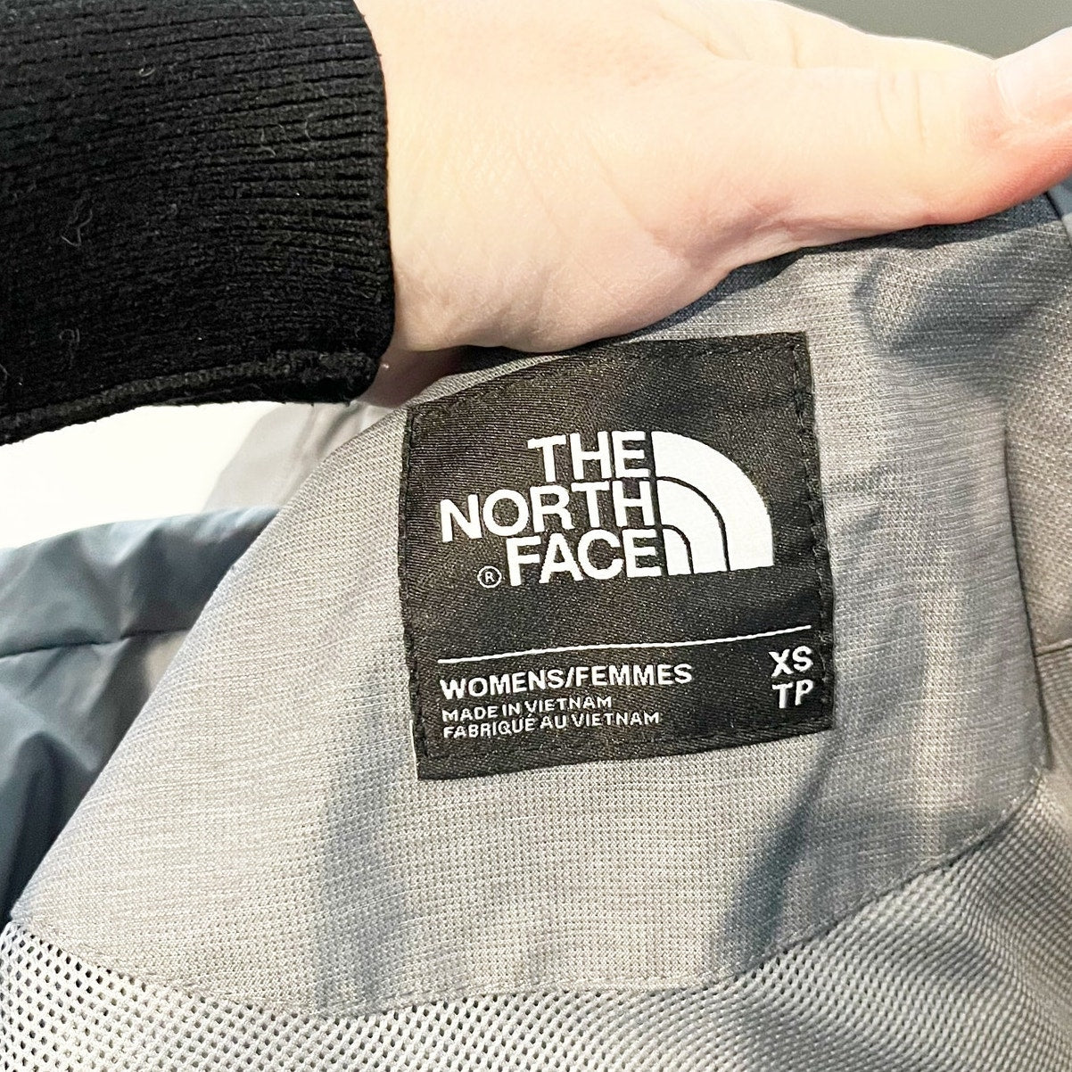 The North Face City Breeze Long Sleeve Trench Waterproof Coat Gray XS