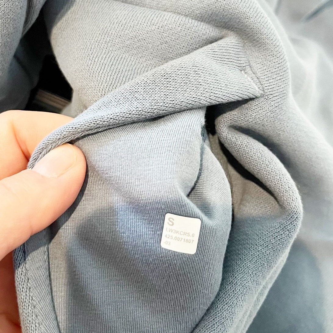 Lululemon Athletica Steady State Oversized Pullover Hoodie Steel Blue Small