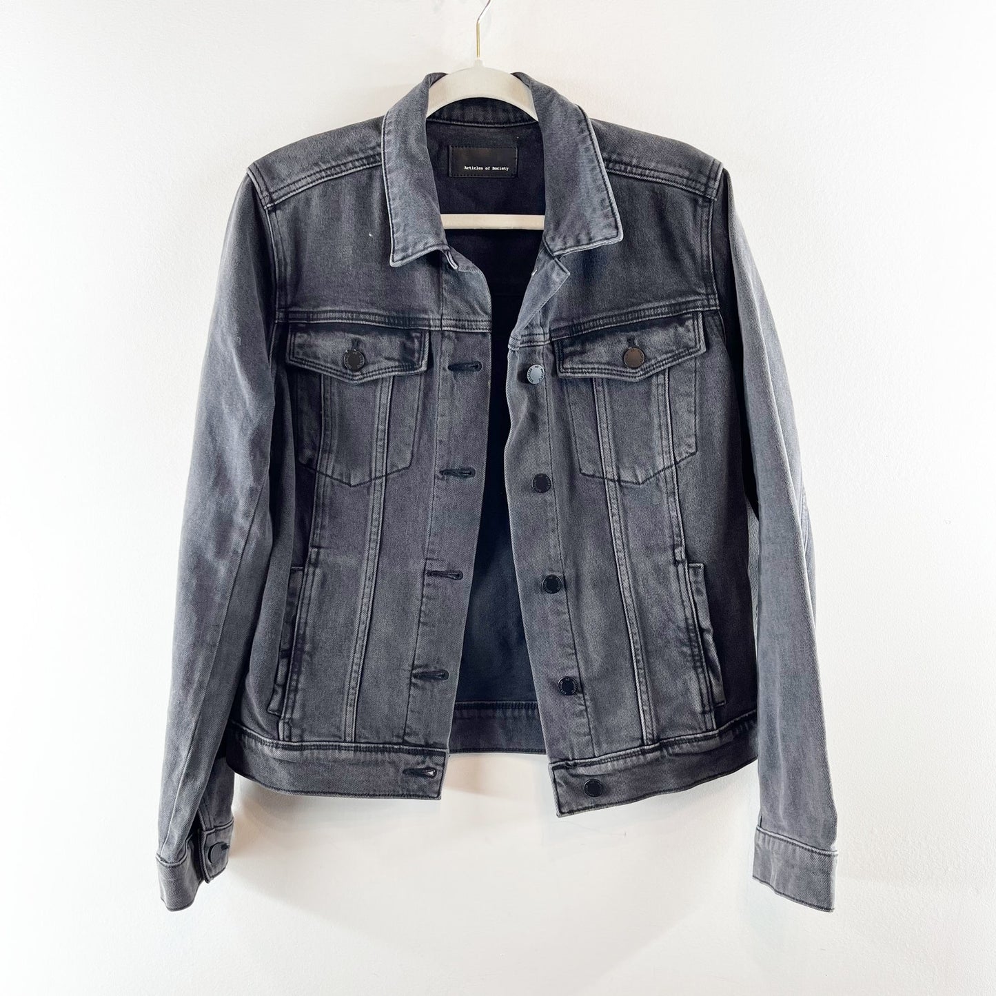 Articles of Society Taylor Denim Jacket Black Medium