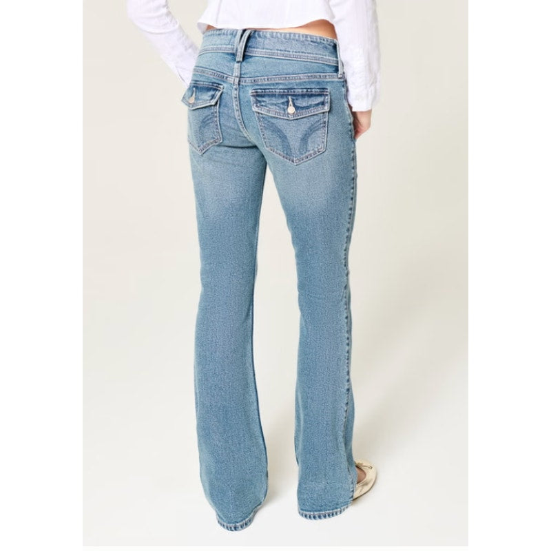 Hollister Low Rise Bootcut Y2K Jeans Blue 31 / 12