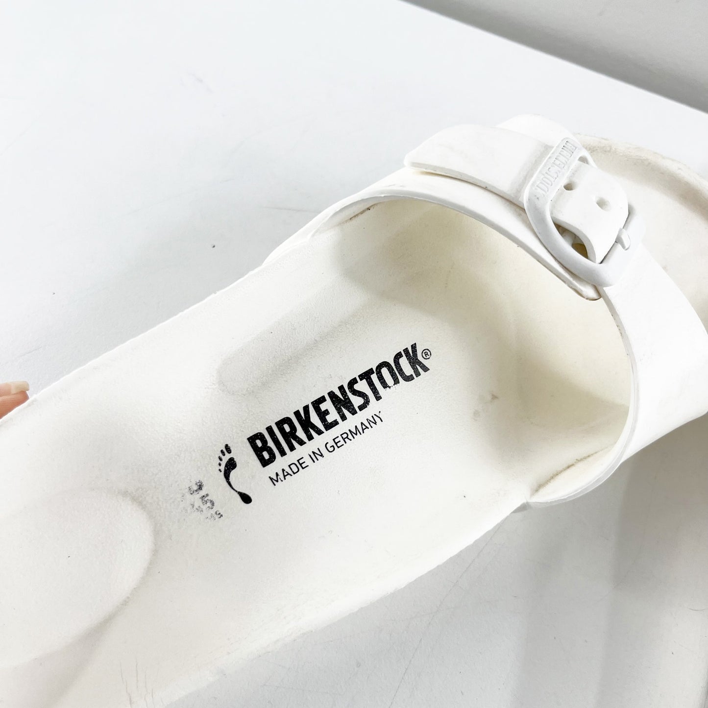 Birkenstock Madrid Eva Buckle Slide Sandals White 38 / 7