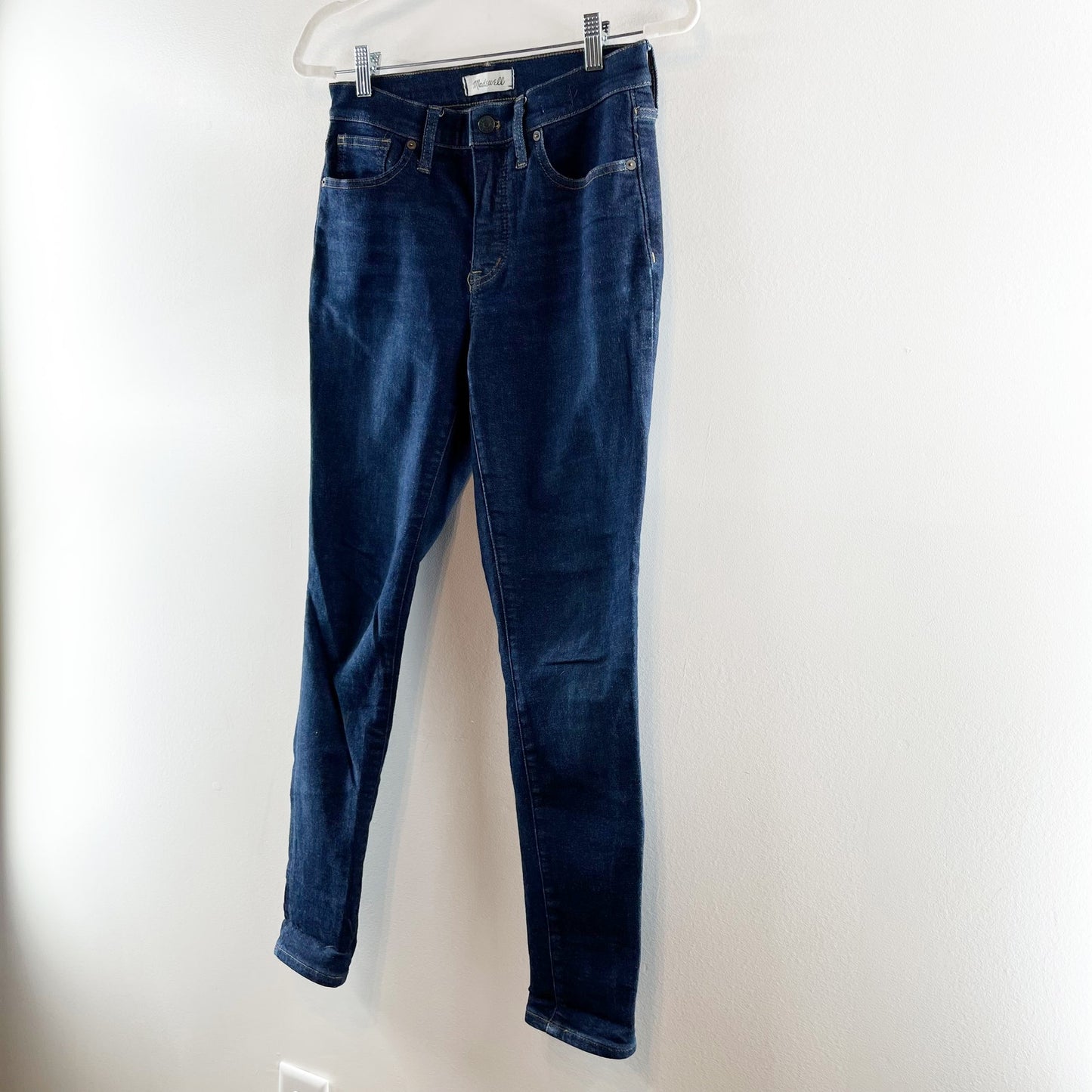 Madewell Mid Rise 9" Skinny Jeans Dark Wash Blue 28 / 6
