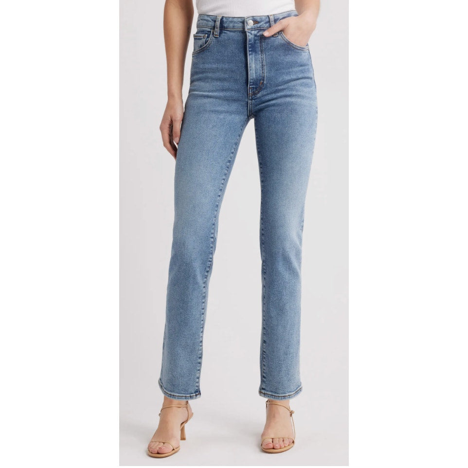 FRAME The Pencil High Waisted Straight Leg Ankle Jeans Blue 26