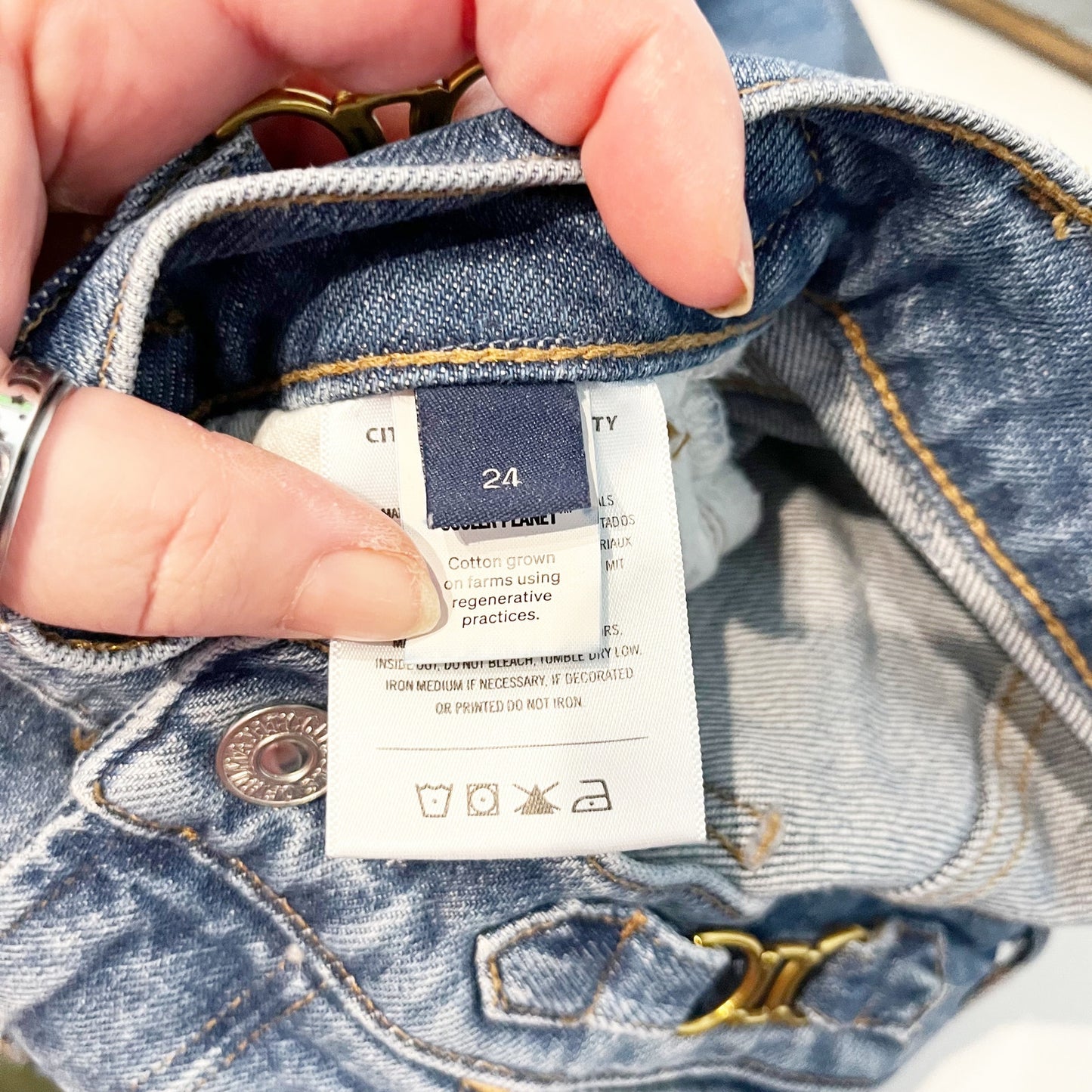 Citizens of Humanity Blaine Cotton Blend Vintage Denim Straight Jeans Alma 24
