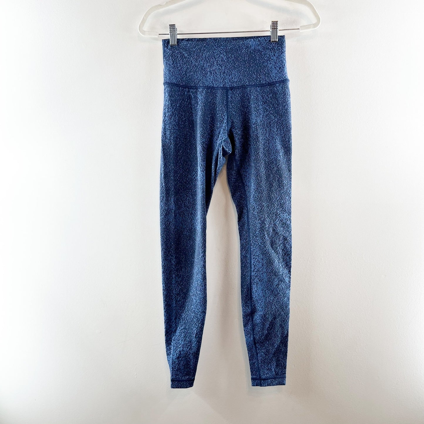 Lululemon Wunder Under High-Waisted Cropped Leggings Lunar Eclipse Royal Blue 6