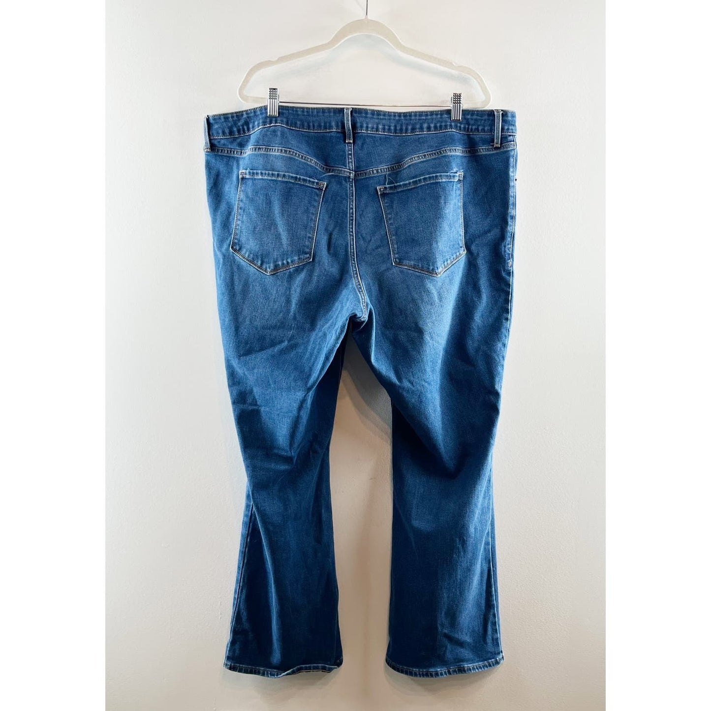 Old Navy Mid Rise Kicker Boot Cut Jeans Denim Blue 24