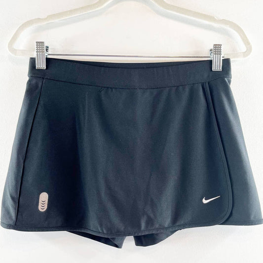 Nike Dri Fit Solid Element Swim Boardskirt Built In Short Black 4 - 6