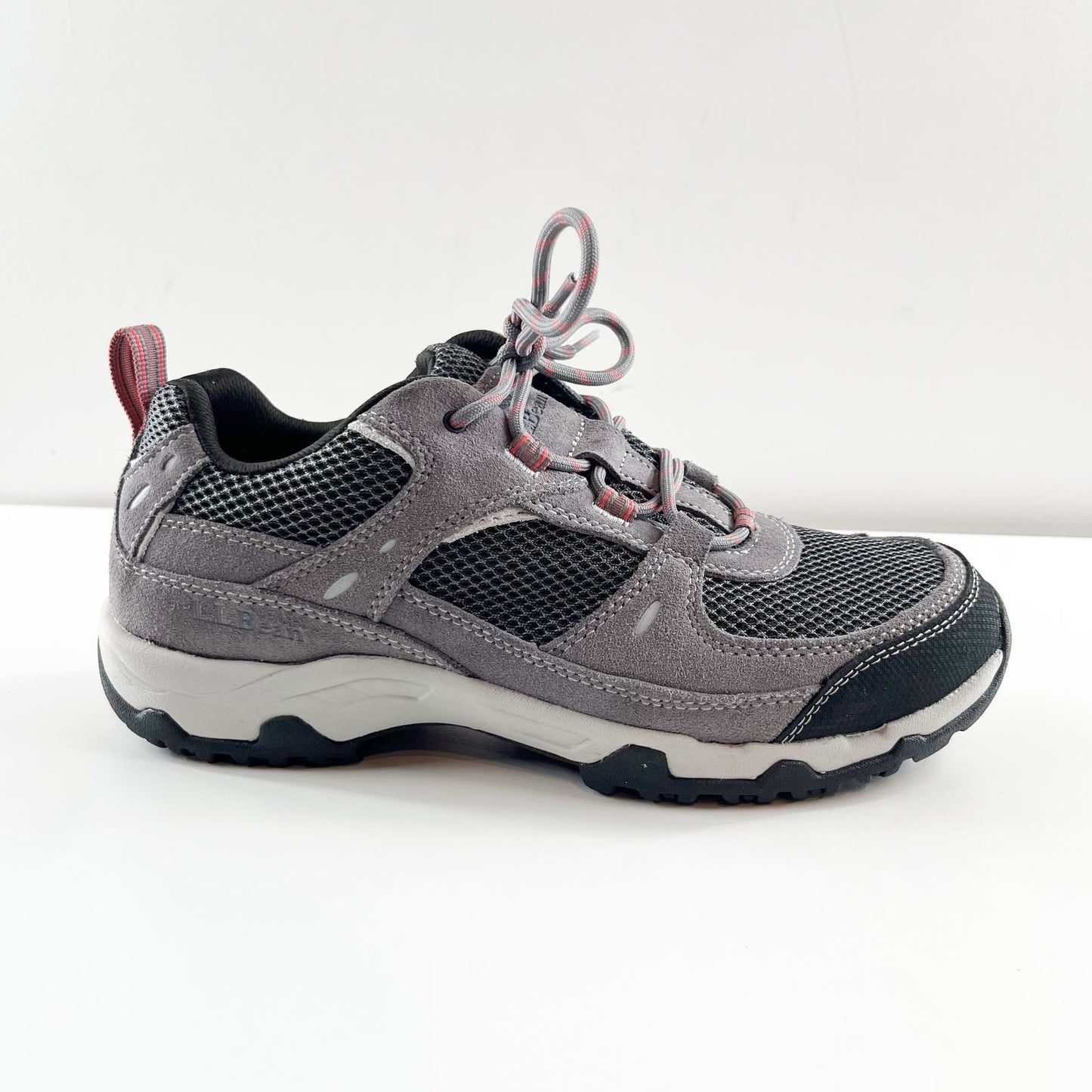 L.L. Bean Trail Model 4 Ventilated Hiking Shoes Sneakers Frost Gray 9.5 Wide
