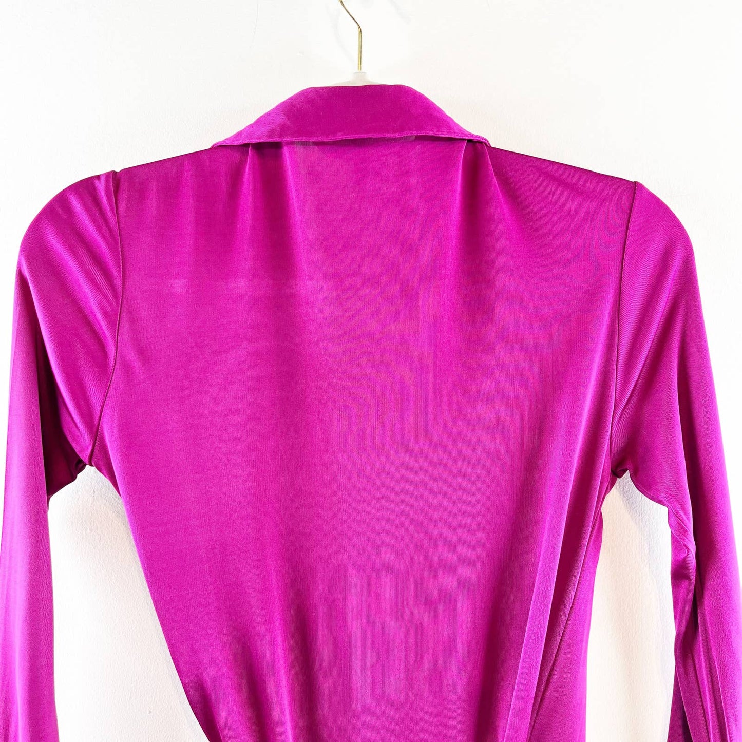 Diane Von Furstenberg DVF New Jeanne Two Wrap Dress Fuscia Pink 6