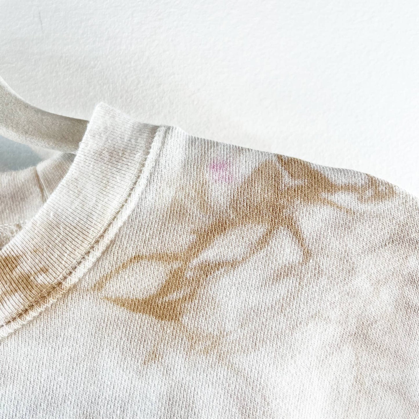 Madewell Tie-Dye (Re)sourced Cotton Swing Sweatshirt White Tan Small