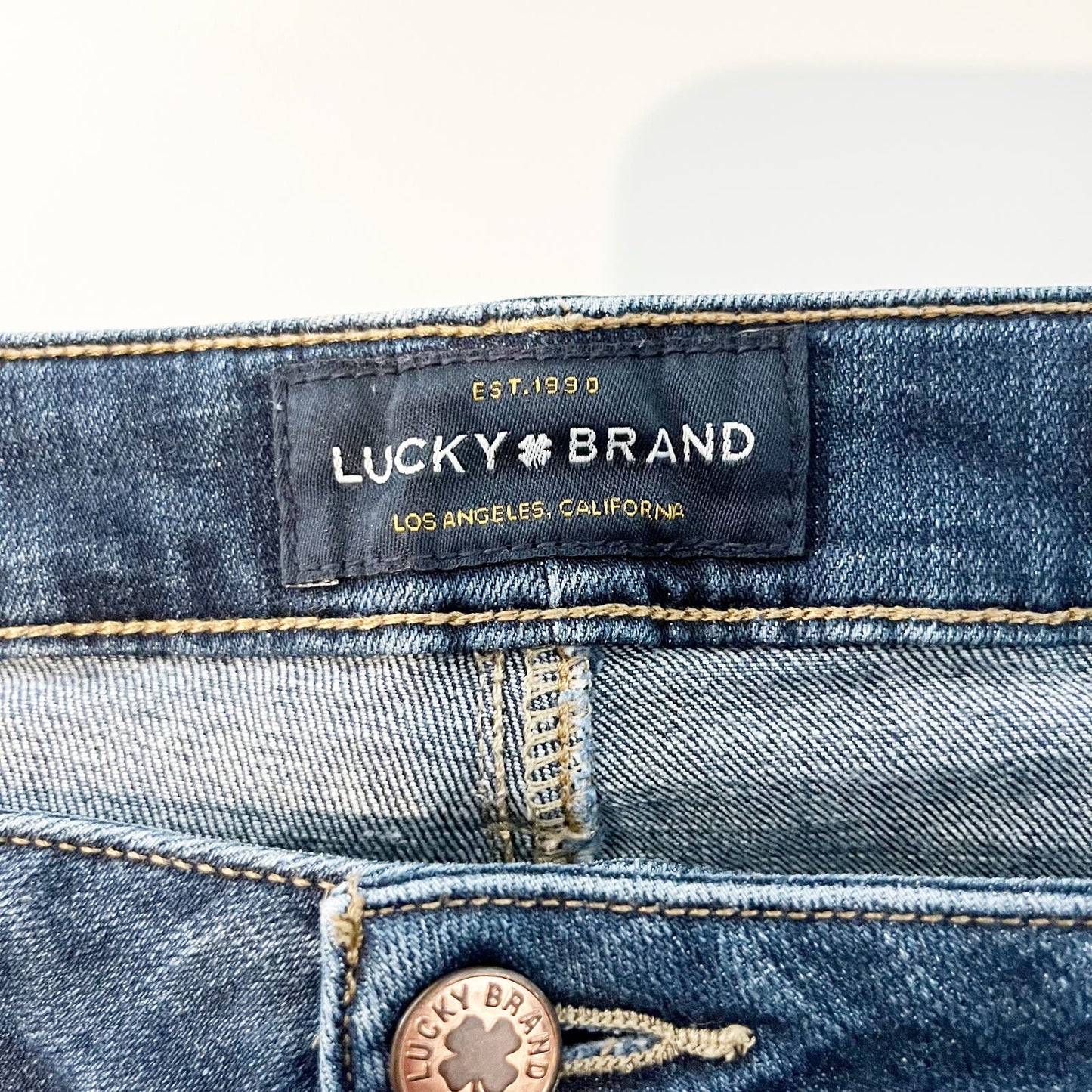 Lucky Brand High Rise Hayden Boot Cut Jeans Dark Wash 22 W