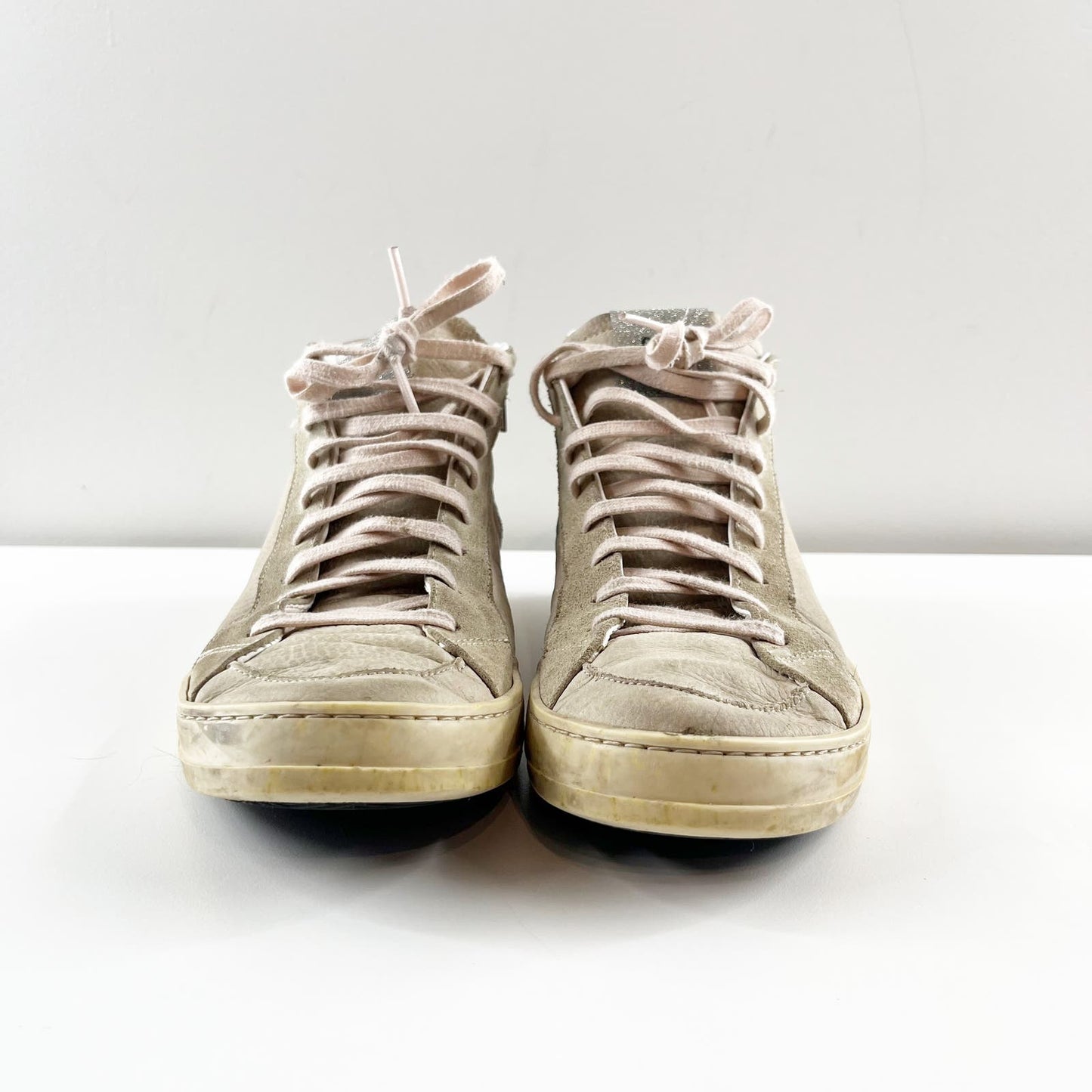 P448 Hightop Skate Sneakers Shoes Gray Cristal 38 / 8