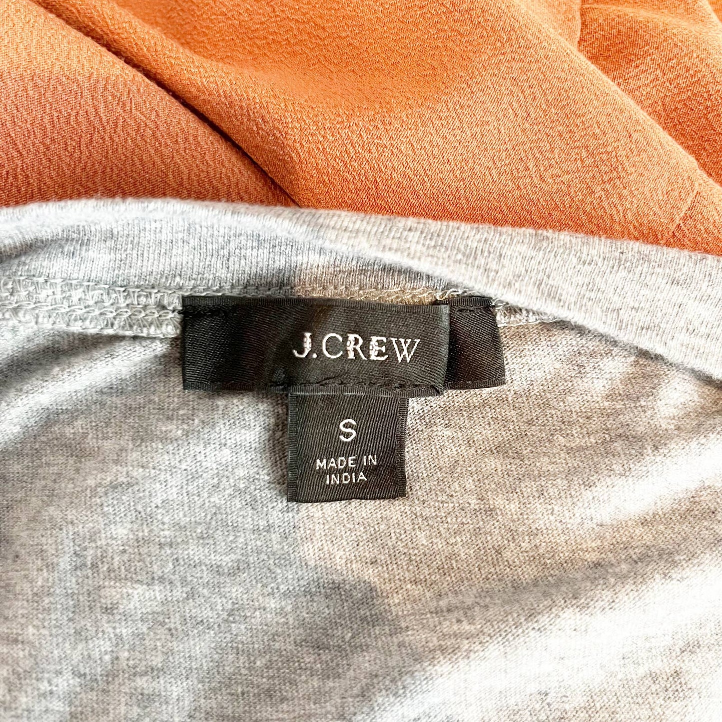 J. Crew Henley Crew Neck Cotton Knit Midi T-Shirt Dress Heather Gray Small