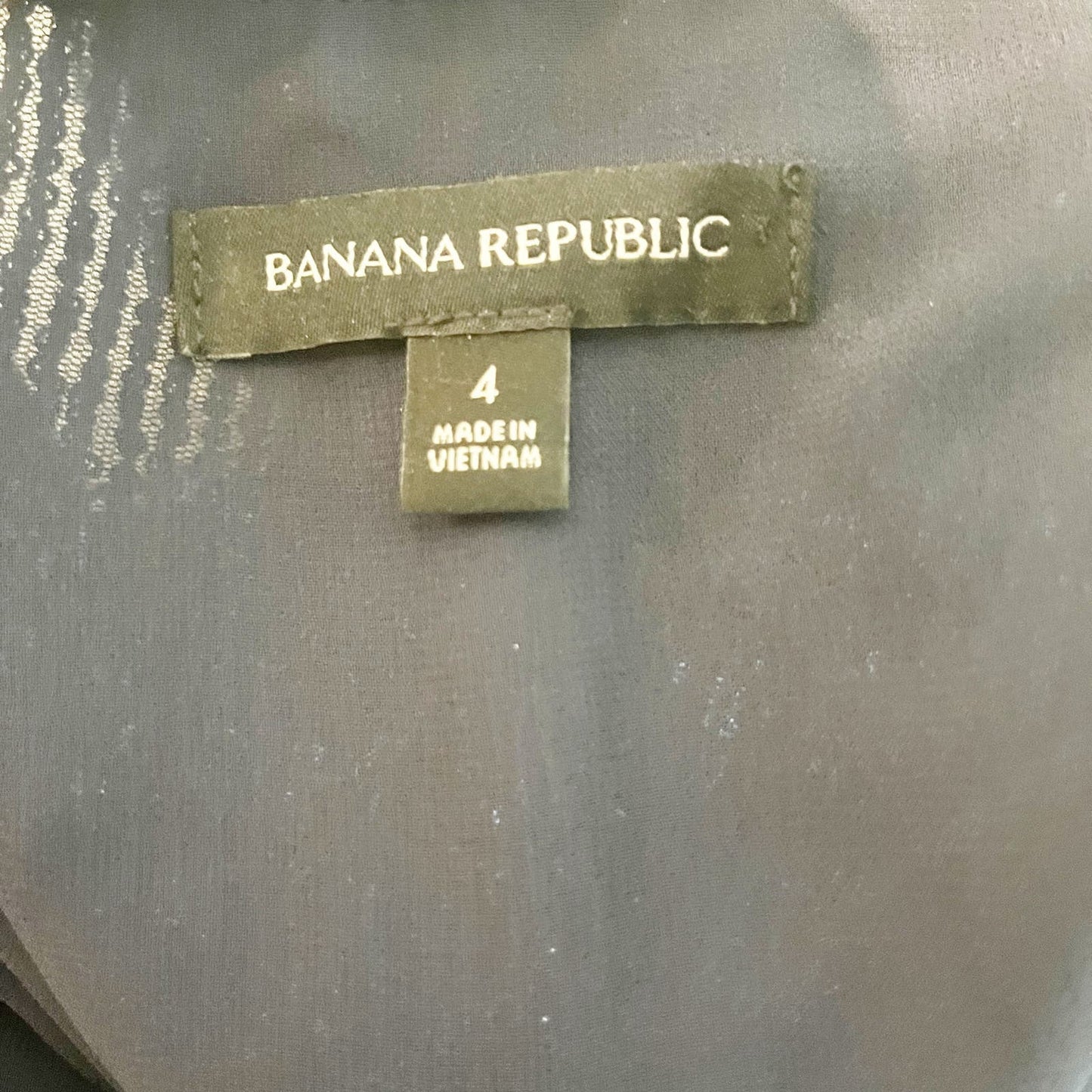 Banana Republic Sequin Side Zipper Mini Skirt Navy Blue Size 4