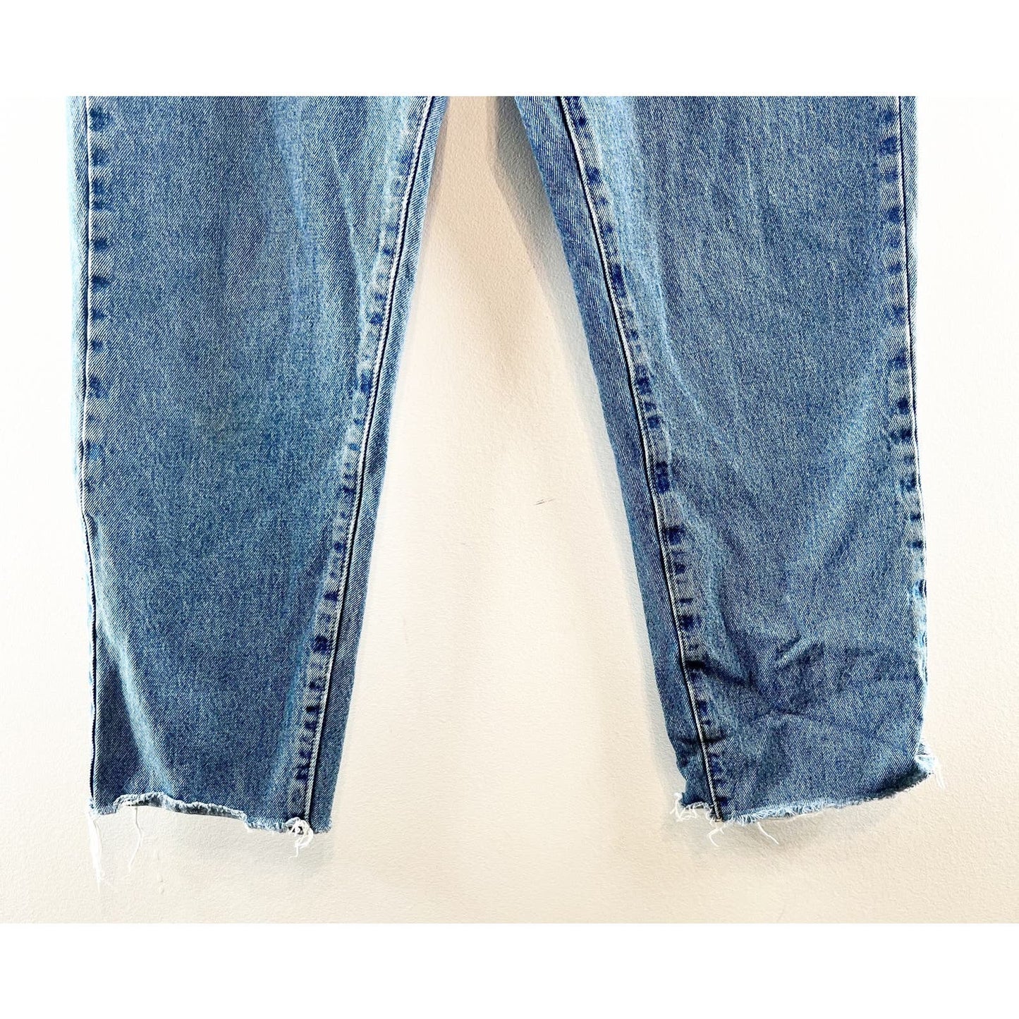 Cotton On High Rise Tapered Cotton Mom Jeans Denim Blue 6