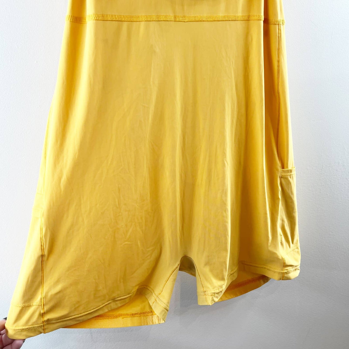 Outdoor Voices The Exercise Tennis Dress Mustard Yellow XXXL / 3X