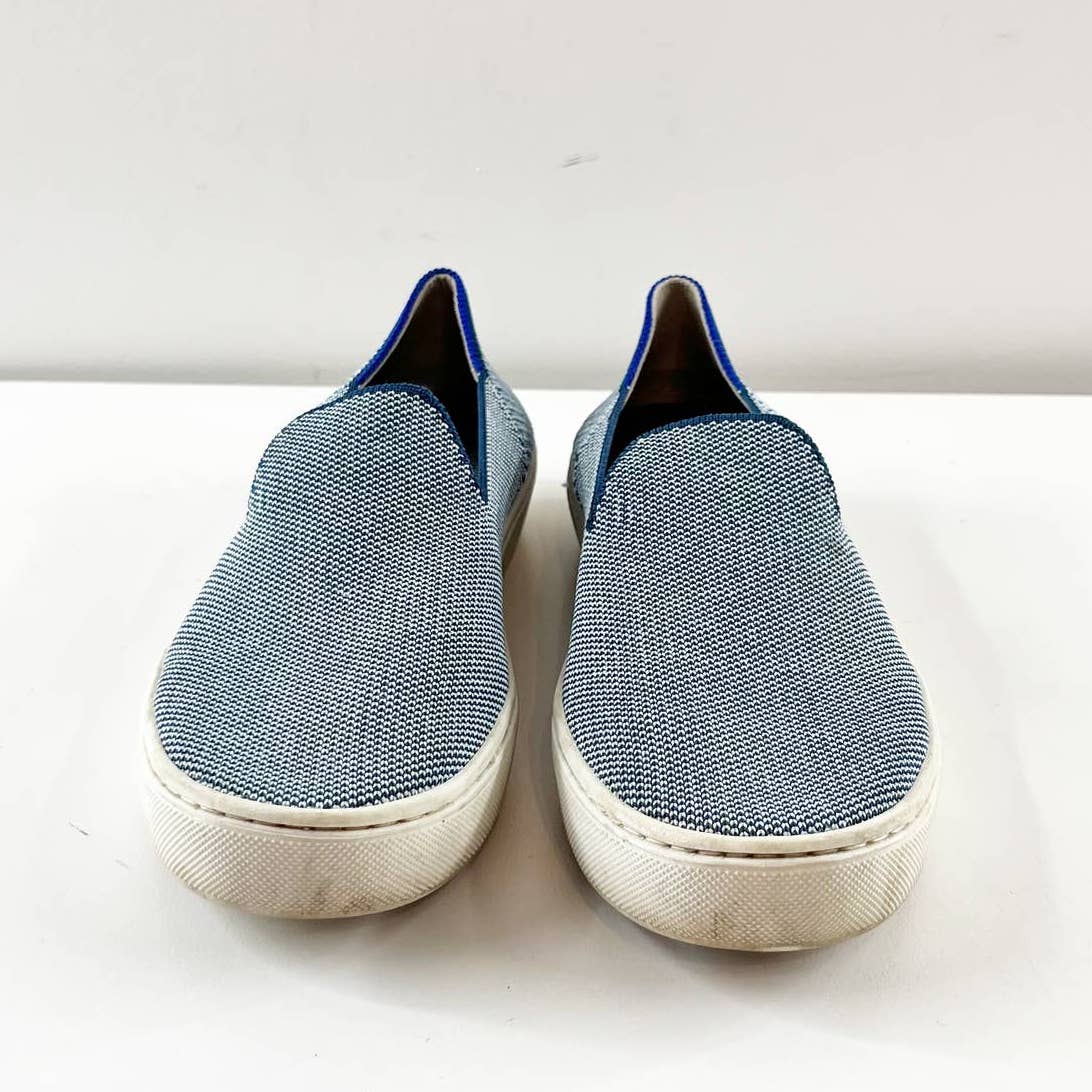 Rothy's Coast Slip On Sneaker Flats Blue 5