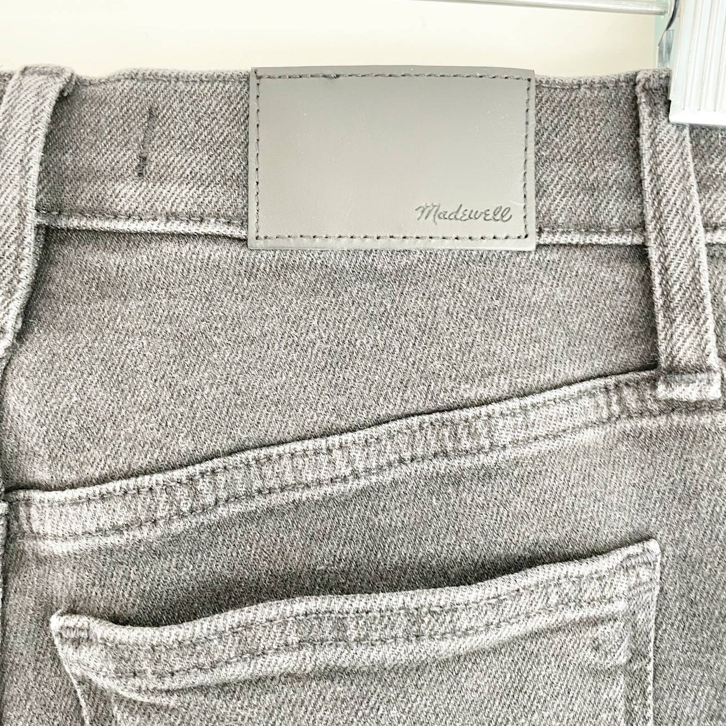 Madewell 10" High-Rise Skinny Jeans in Starkey Wash Black 28